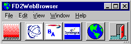 Freightdata Web Browser built into the Program